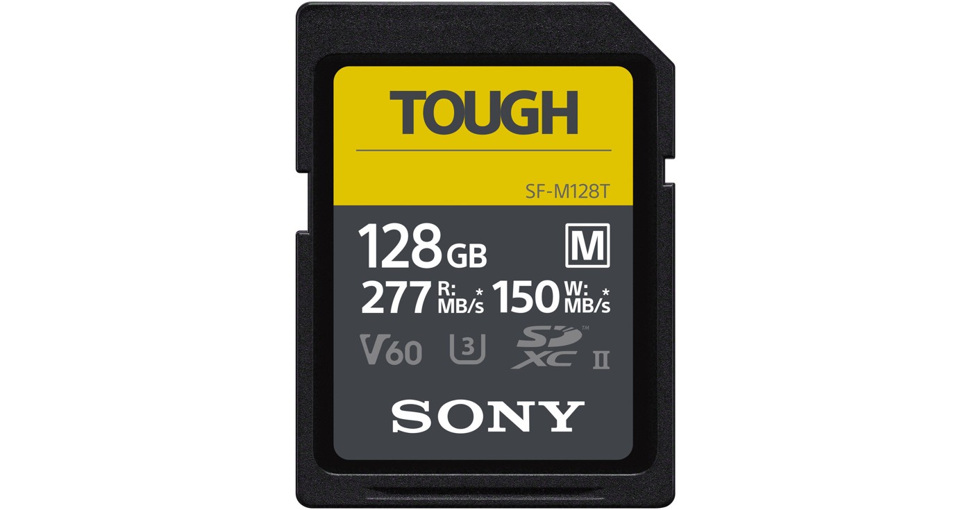 Sony SF-M128T 128GB M-series TOUGH UHS-II SDXC card