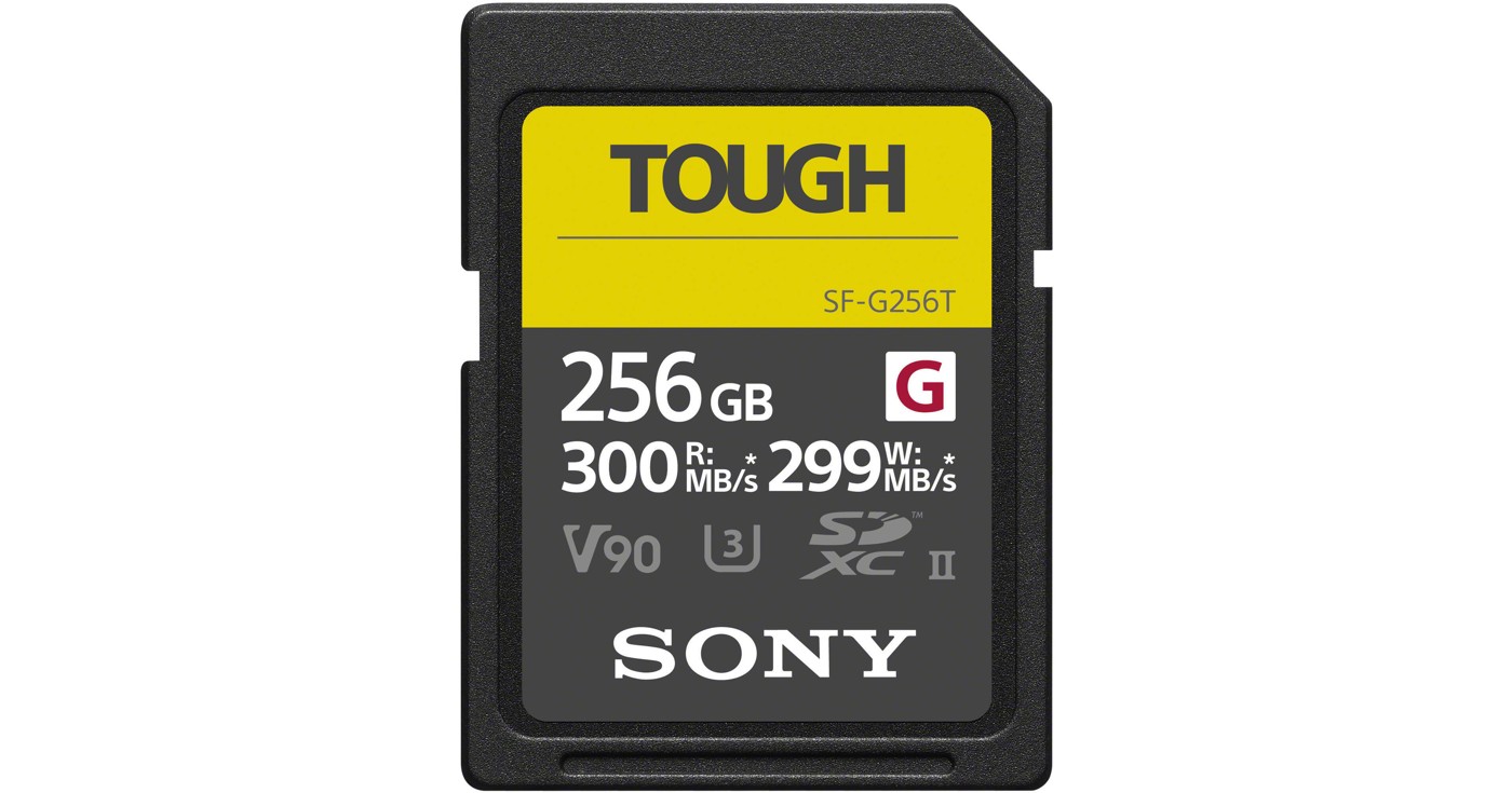 Sony SF-G256T 256GB G-series TOUGH UHS-II SDXC card