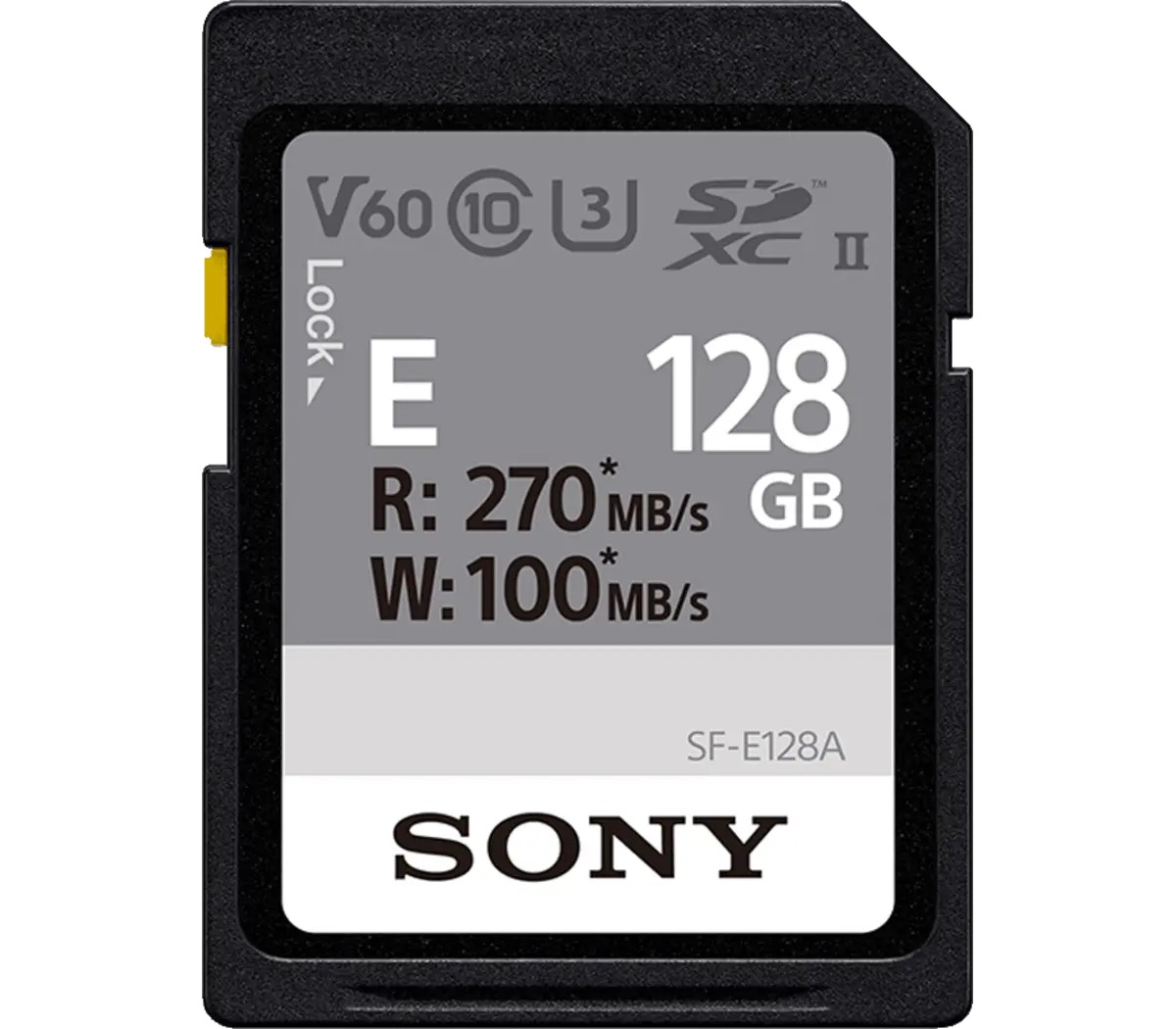 Sony SF-E128A 128GB E-series UHS-II SDXC card