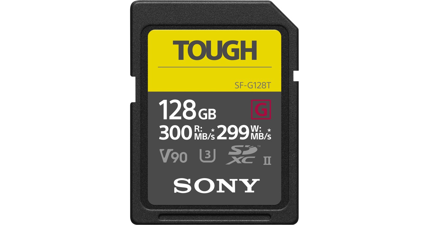 Sony SF-G128T 128GB G-series TOUGH UHS-II SDXC card