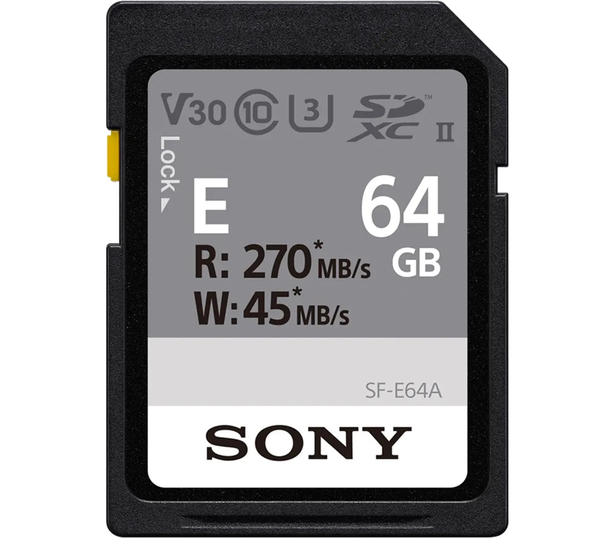Sony SF-E64A 64GB E-series UHS-II SDXC card