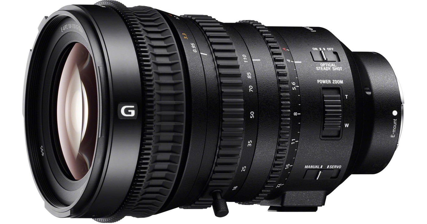 Sony E PZ 18–110mm F4 G OSS lens [SELP18110G]