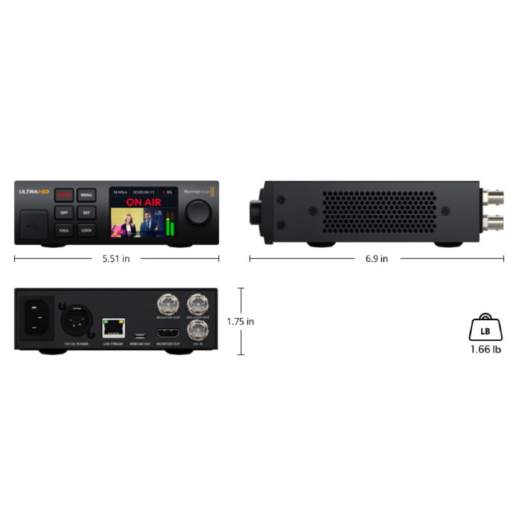 Blackmagic Streaming Encoder 4K – INNOVATOR Store Video Cameras Live ...